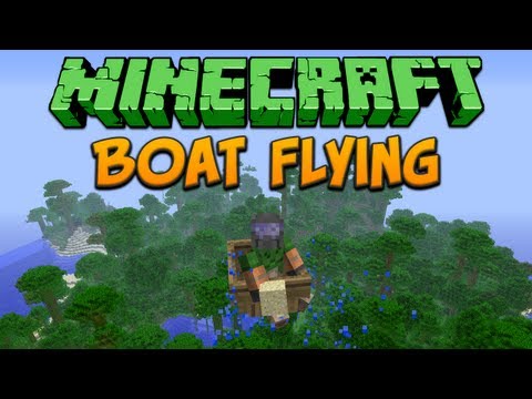 Minecraft: Boat Flying Tutorial