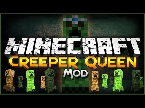 Minecraft Mod Showcase: Creeper Queen - Fight Off a Creeper Army!