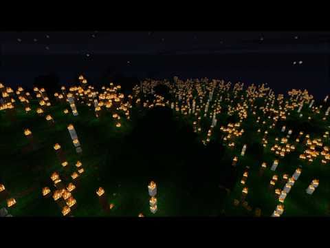 HUGE natural Minecraft fire!!!