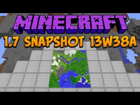 Minecraft 1.7: Snapshot 13w38a Maps & Shaders Support