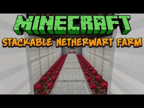 Minecraft: Stackable Netherwart Farm Tutorial