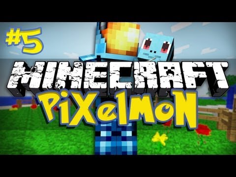 Minecraft: Pixelmon - Episode 5 - Our 1st Captured Pokemon... :')