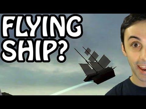Gmod Pirate Wars: Flying Ship? Rule Britannia!!!