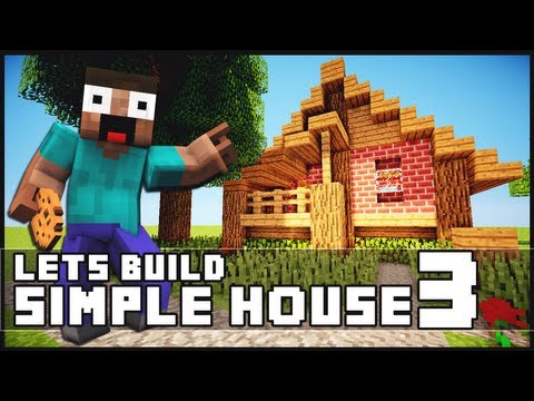 Minecraft: How To Build a Simple Starter House 3