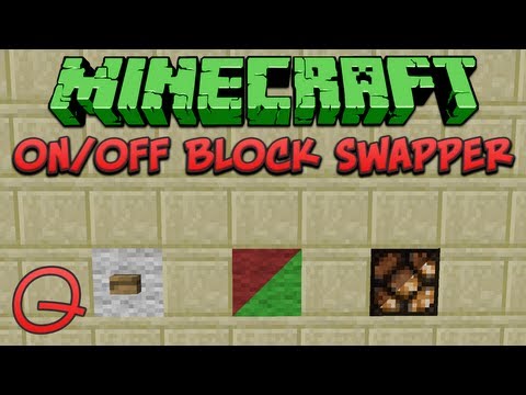 Minecraft: On/Off Block Swapper (Quick) Tutorial