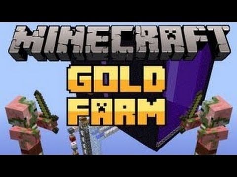 Minecraft 1.7: Best Gold Farm Tutorial