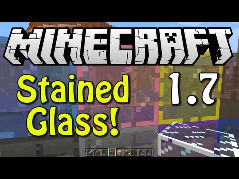 Minecraft 1.7 Snapshot 13w41a - STAINED GLASS! BETTER PEFORMANCE!