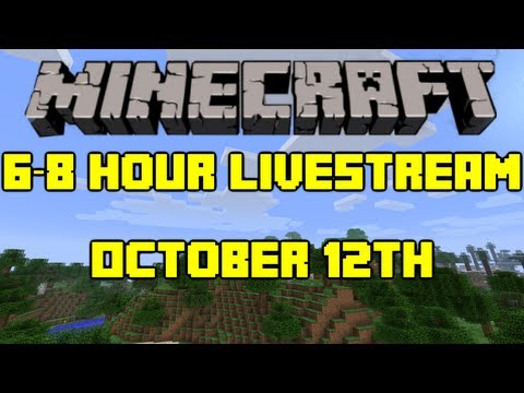 Crew's 6-8 hour Minecraft Games Livestream - October 12th