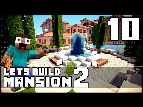 Minecraft: How To Make a Mansion - Part 10 - Horse Stables!