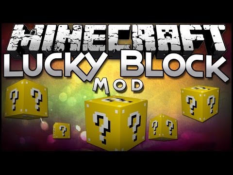 Minecraft Mod Showcase: Lucky Blocks - RANDOM PRIZES!