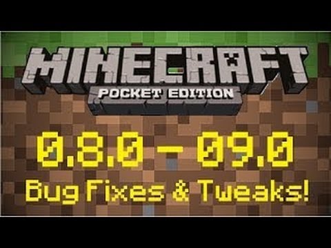 Minecraft Pocket Edition 0.8.0 Update News (0.8.0 PE bug fixes & tweaks)