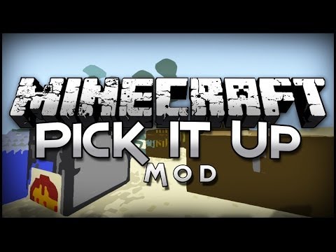 Minecraft Mod Showcase: Pick It Up - Move Chests, Furnaces, and MORE!