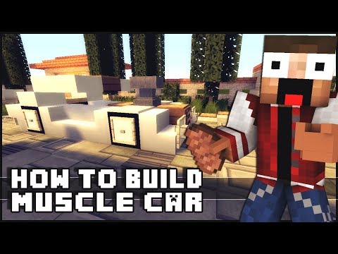 Minecraft Vehicle Tutorial - Muscle Car