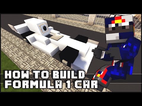 Minecraft Vehicle Tutorial - Formula 1 Car
