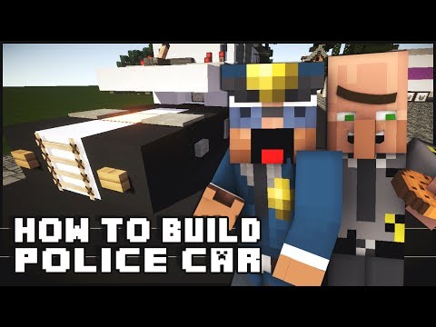 Minecraft Vehicle Tutorial - Police Car