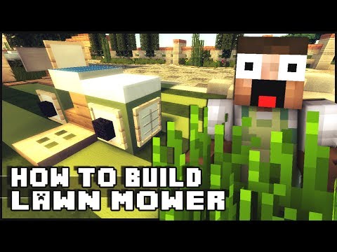 Minecraft Vehicle Tutorial - Lawn Mower