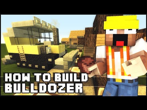Minecraft Vehicle Tutorial - Bulldozer