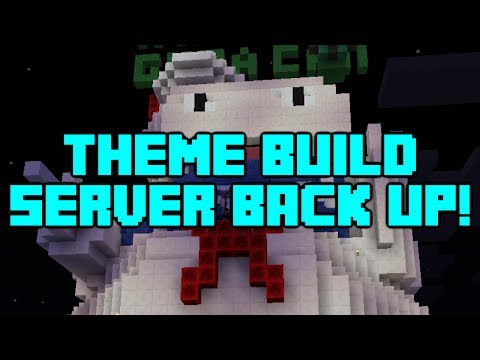 Minecraft - Theme Server Week 3 is UP NOW plus Live Podcast today at 3pm EST