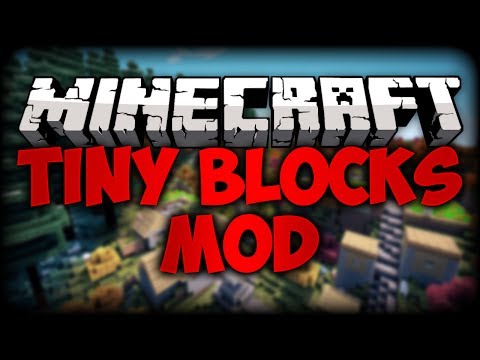 SUPER SMALL BLOCKS | Minecraft 1.7.2 Mods (Mod Showcase & Download)