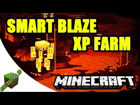 Smart Blaze XP Farm 30 LEVELS EVERYTIME | Minecraft 1.7.2 Tutorial