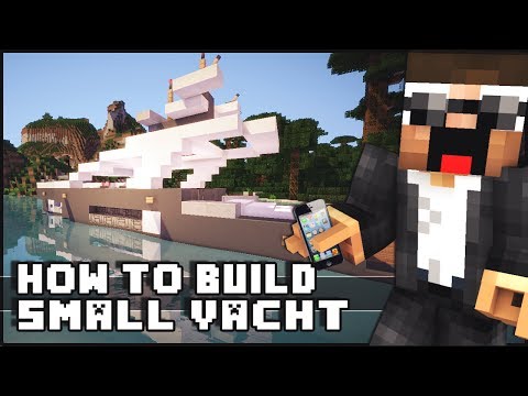 Minecraft Vehicle Tutorial - Small Yacht