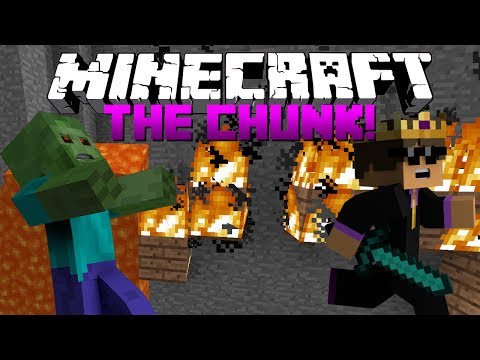 Minecraft: Chunk Survival #3 - The Fire Bridge!