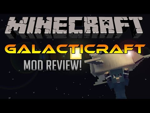 Minecraft: SPACE MOD! (ASTRONAUTS, ROCKETS AND SPACE) GalacticCraft Mod Showcase