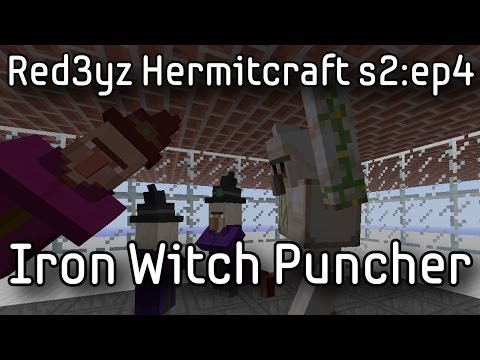 Hermitcraft s2 ep.4 - Iron Witch Puncher - Redstone-free Witch Farm!!!