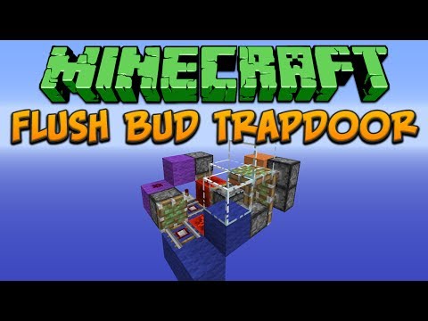 Minecraft: Flush BUD Trapdoor Tutorial