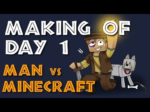 Man vs Minecraft - Making Day 1, Season 5 Premiere! (Behind-the-Scenes)