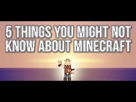 5 Things You MIGHT Not Know About Minecraft