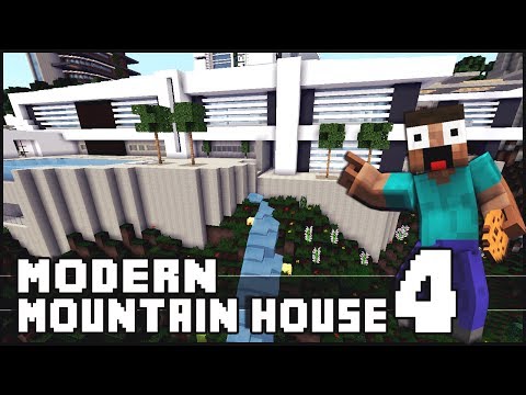Minecraft - Modern Mountain House 4