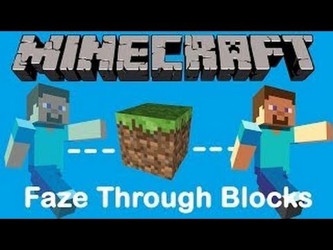 How to Faze Through Blocks in Vanilla Minecraft (Without mods)