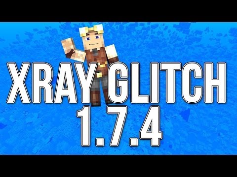 Minecraft 1.7.4 WORKING X-RAY GLITCH! [360 Degree Glitch]
