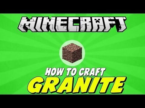How To Craft Granite in Minecraft