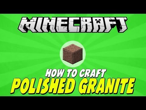 How To Craft Polished Granite in Minecraft