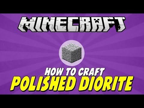 How To Craft Polished Diorite in Minecraft