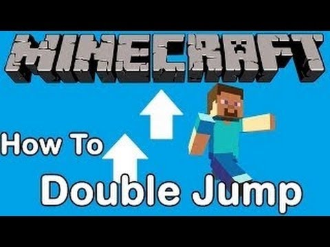 Minecraft 1.8: How to double jump (Tutorial)