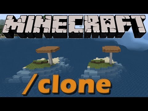 How to Clone Areas in Minecraft (No Mods!) Snapshot 14w03a!