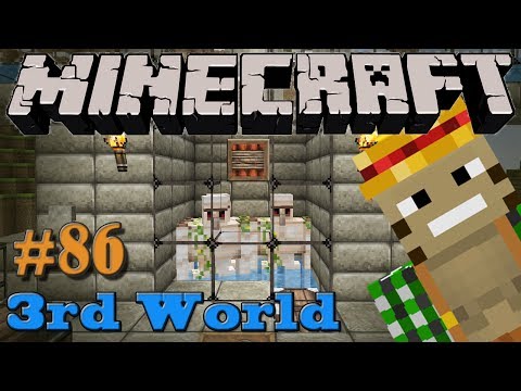 New Iron Golem Grinder (for Snapshot 14w03) - Minecraft 3rd World LP #86