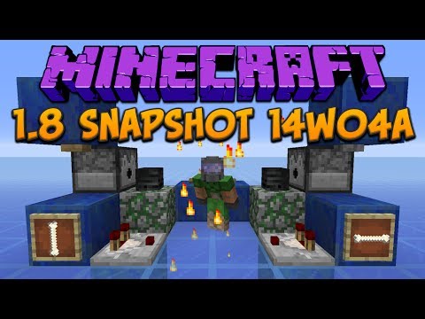 Minecraft 1.8 Snapshot 14w04a: Villager Farming, Item Frames & Particles