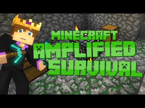 Minecraft: Amplified Survival #5 - SLIME SPAWNING!
