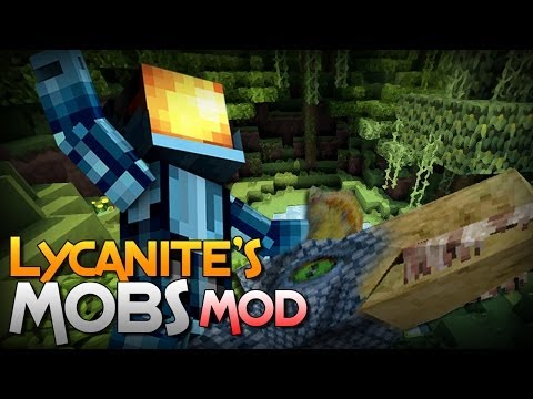 Minecraft: Plains and Jungle Mobs - Lycanite's Mobs (Mod Showcase)