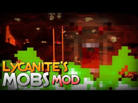 Minecraft: DEMON MOBS OF DEATH - Lycanite's Mobs (Mod Showcase)