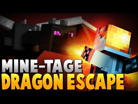 Minecraft: MINE-Tage - Dragon Escape (Funny Mini-Game Montage)
