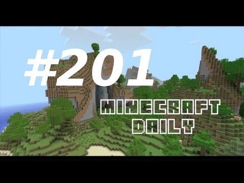 Minecraft Daily 16/02/12 (201) - Minecraft Lego Pics! Pastry Pirates! Open Doors with Fish?