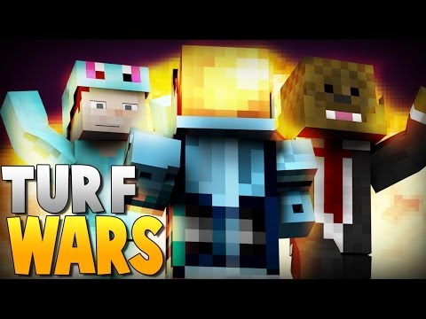Minecraft: TURF WARS w/ Jerome & Will - RED DOMINATION (Mini-Game)