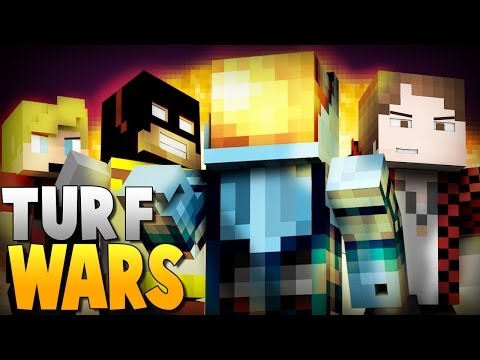 Minecraft: TURF WARS w/ Jason & Friends - SOCCER MOM (Mini-Game)