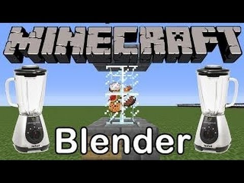 Minecraft: Working Blender Machine