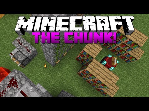 Minecraft: Chunk Survival #11 - EASY ENCHANTMENTS!